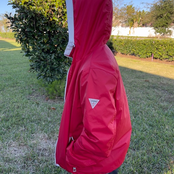 Men's Guess Rain Coat Jacket - Picture 2 of 6